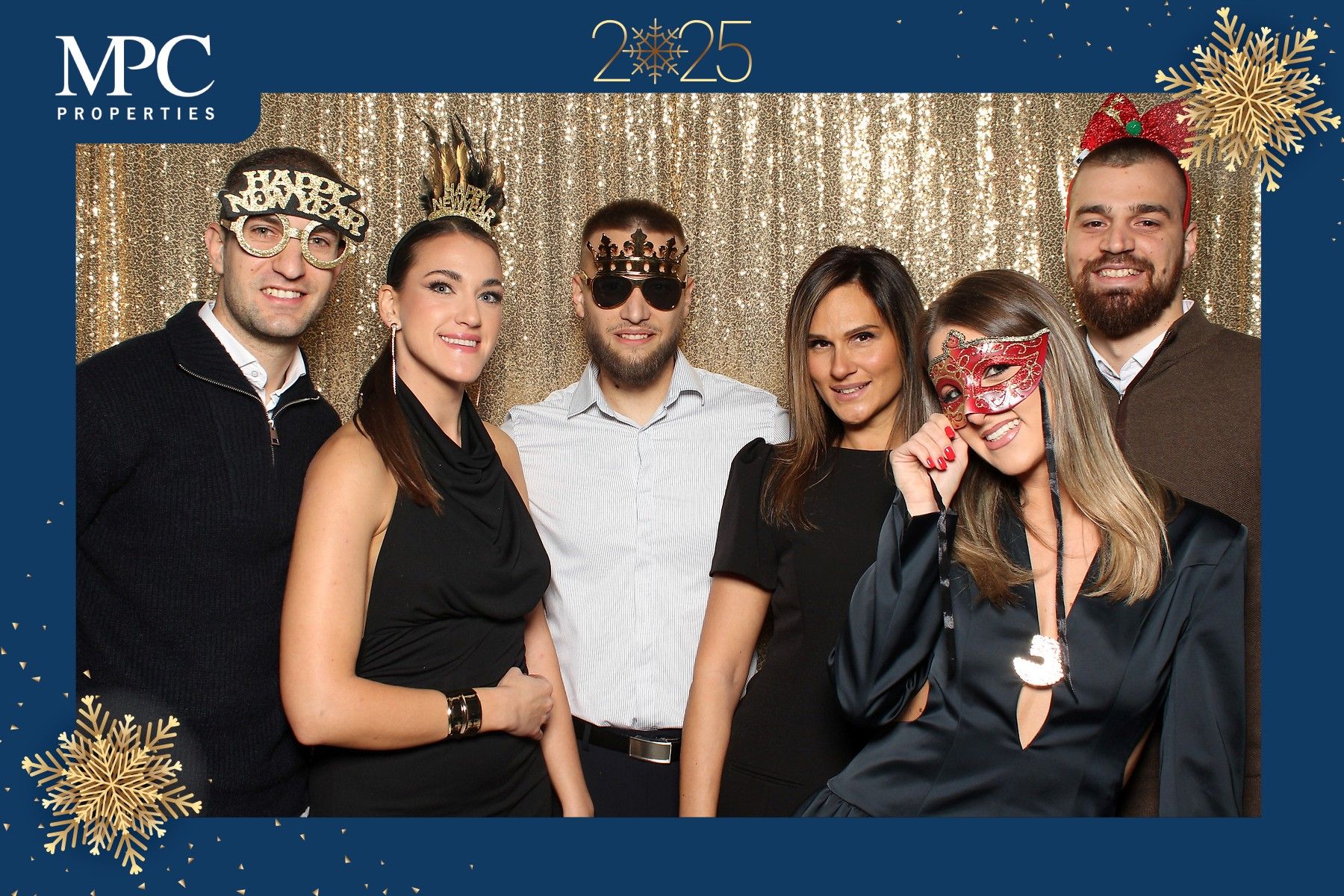 Guests at the MPC Properties New Year party